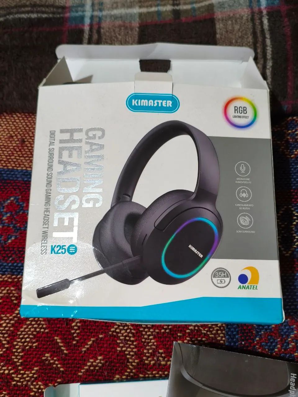 Headphone zerado !!! Nunca utilizado 