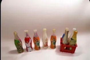 Colecao Coca_cola Miniaturas garrafas e engradados Olimpíadas  - Foto 2