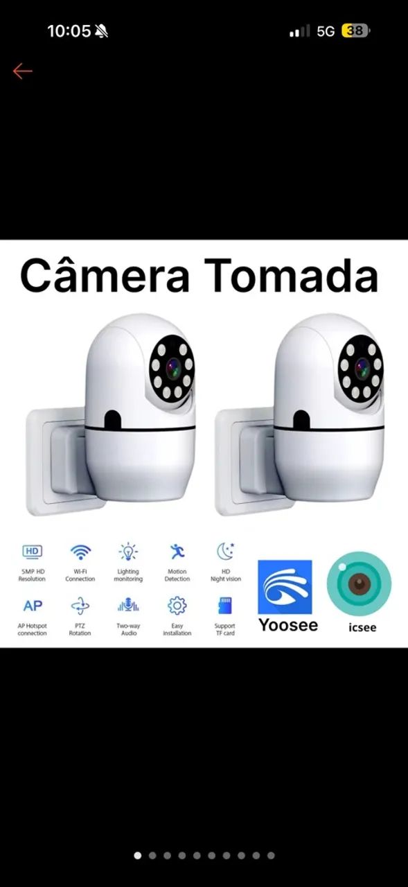 Câmera de tomada 
