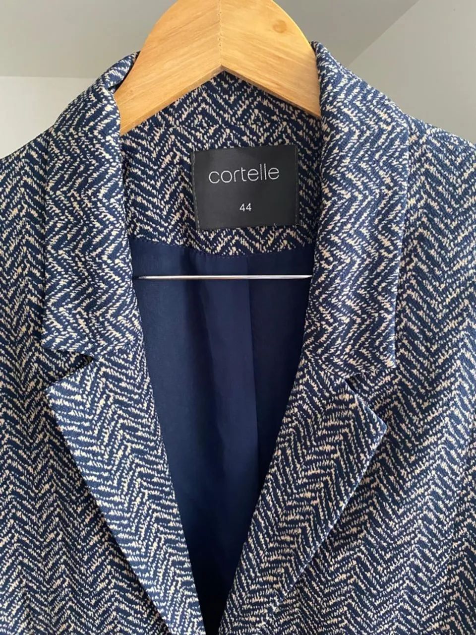 Blazer Feminino Estampado Azul - Foto 2