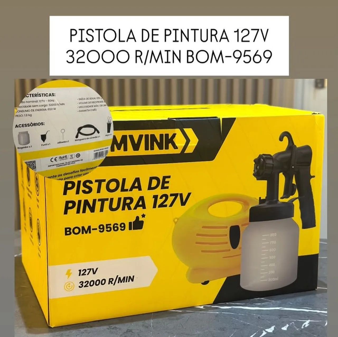Pistola de pintura 