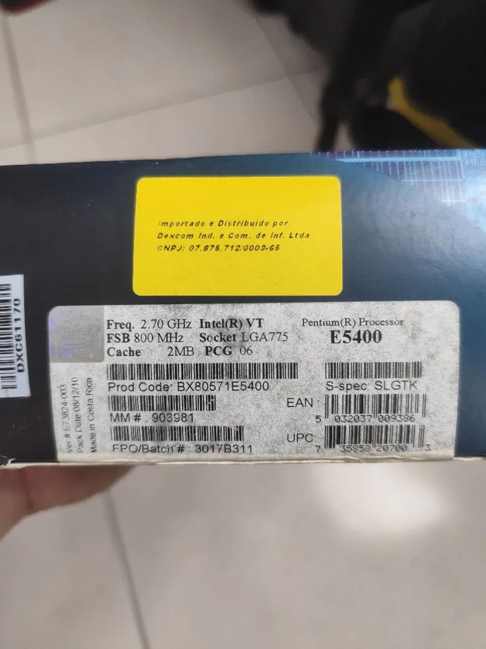 Processador Intel E5400 Lga 775