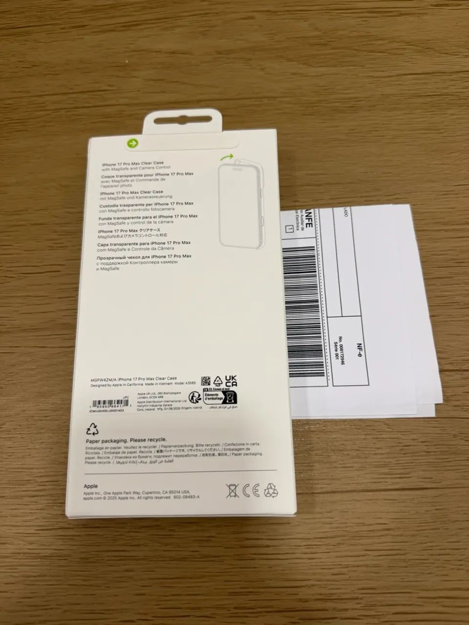 Capa transparente iPhone 17 pro max (original apple) - Foto 2