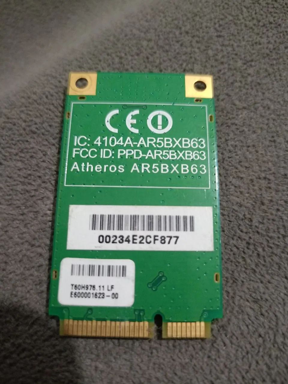 placa de rede sem fio Atheros AR5BXB63 notebook Hp dv5 e dv7