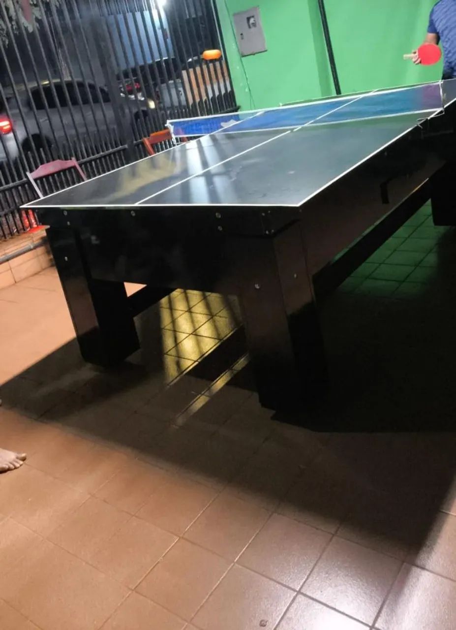 Mesa de sinuca 3 em 1 (sinuca, ping pong e mesa de jantar) - Foto 5