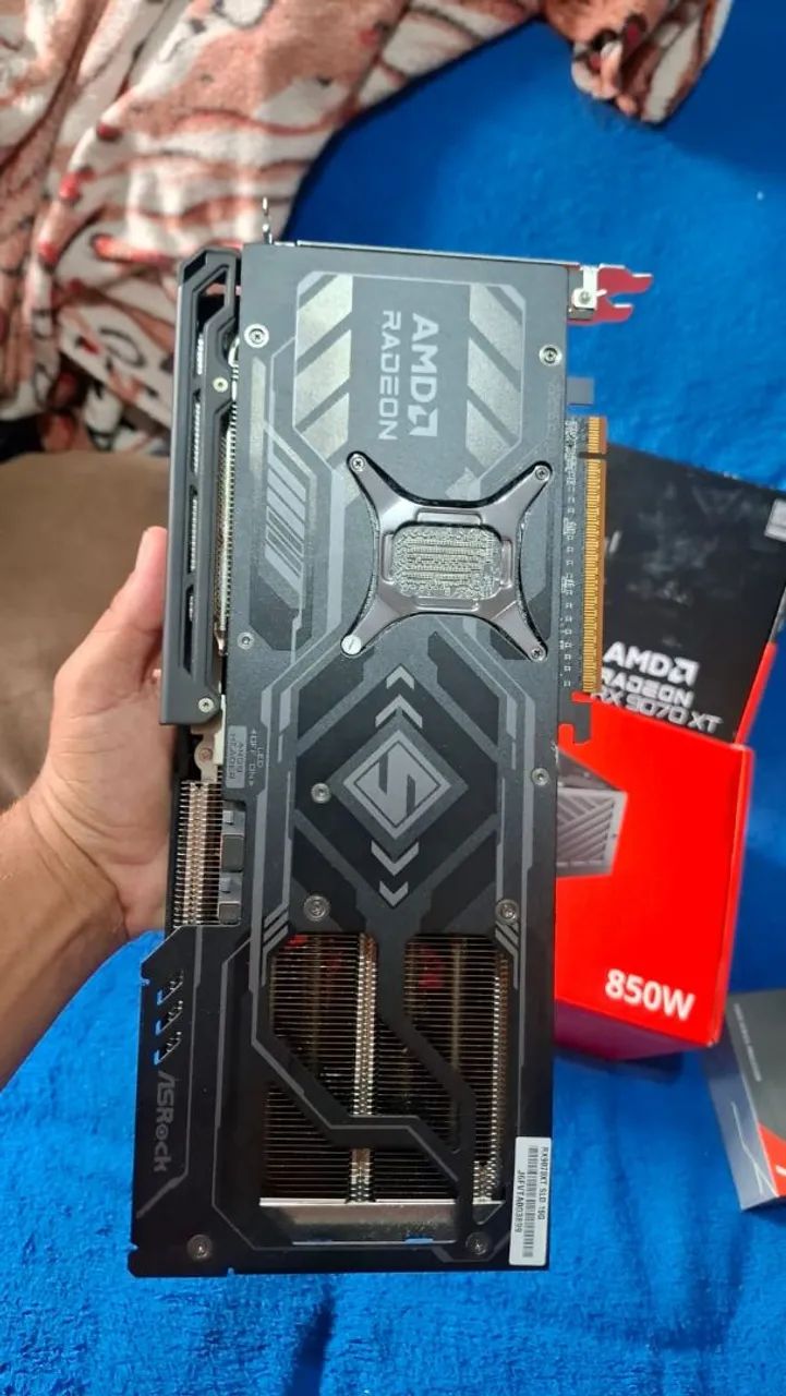 Rx 9070xt ASRock steel legend dark - Foto 2