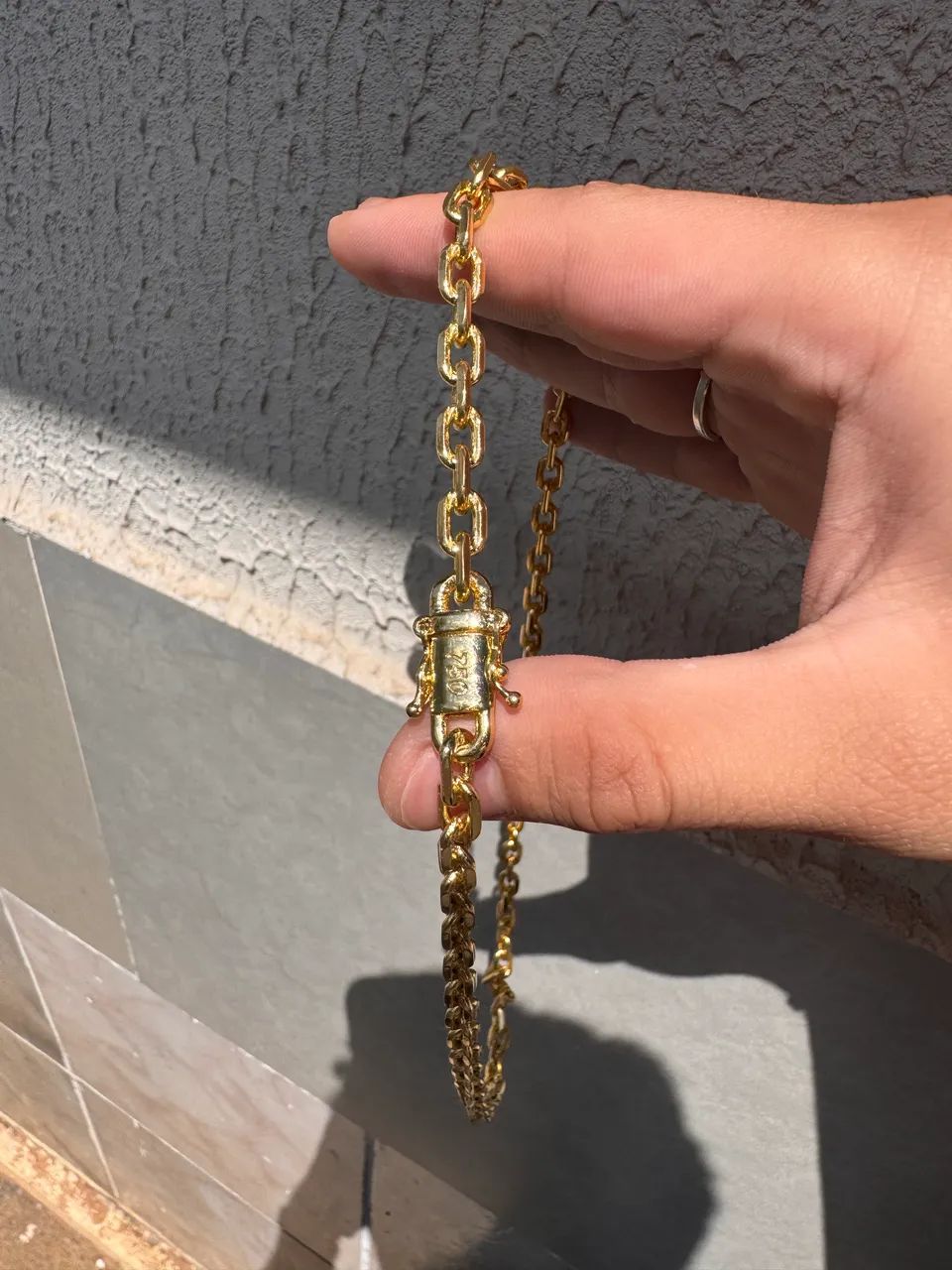 Corrente banhada a ouro - Foto 2