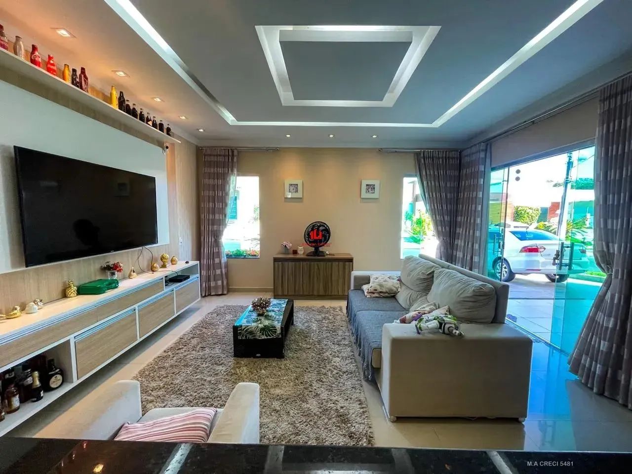 Casa Terrea no Forest Hill 3 Suítes amplas com armários fixos e ar condicionados e luminár