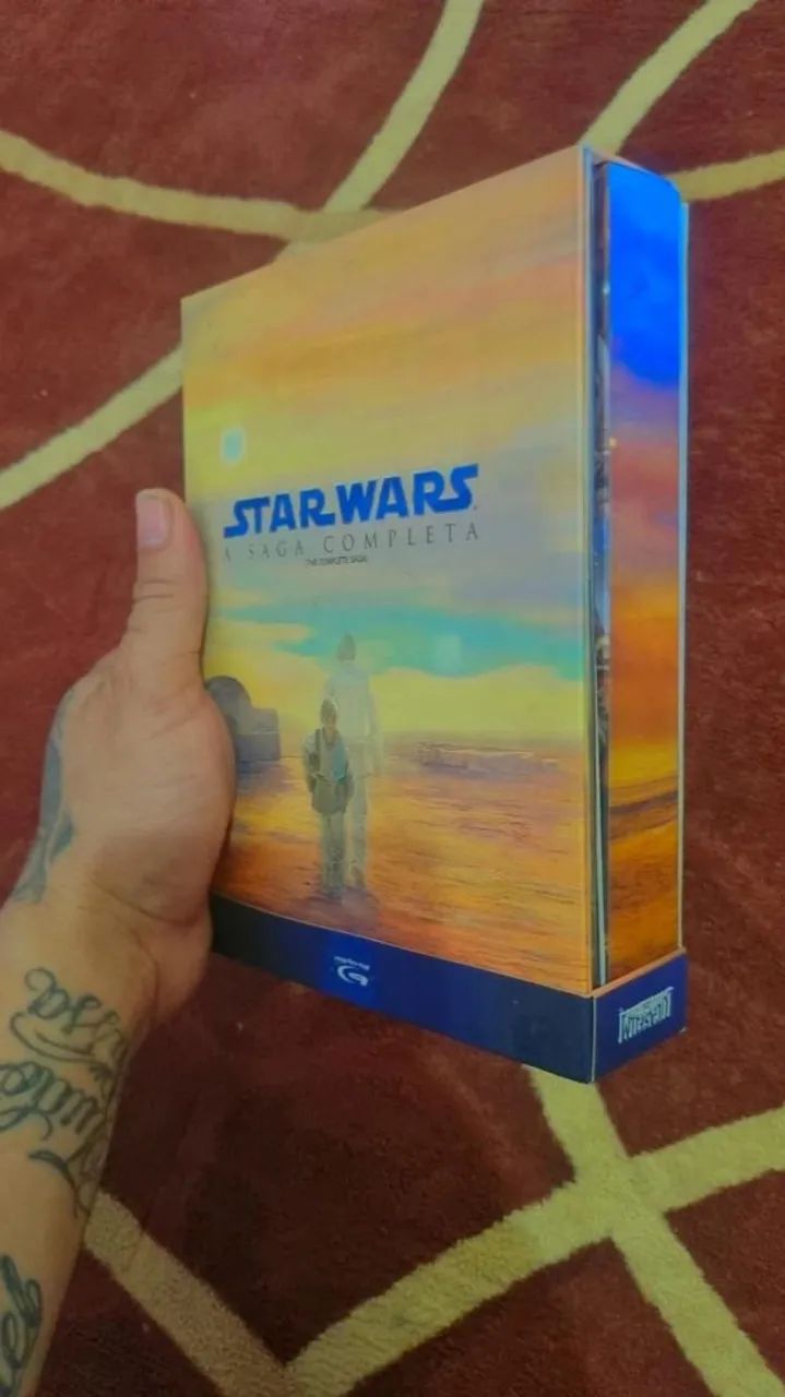 Coleção completa de dvd star warks