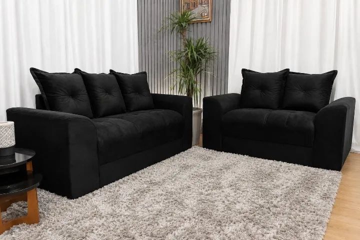 Conjunto de Sofás Novo Frete grátis  - Foto 3