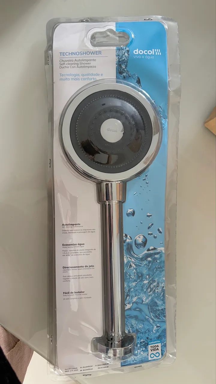 Chuveiro Docol Technoshower Autolimpante Cromada, - Foto 2