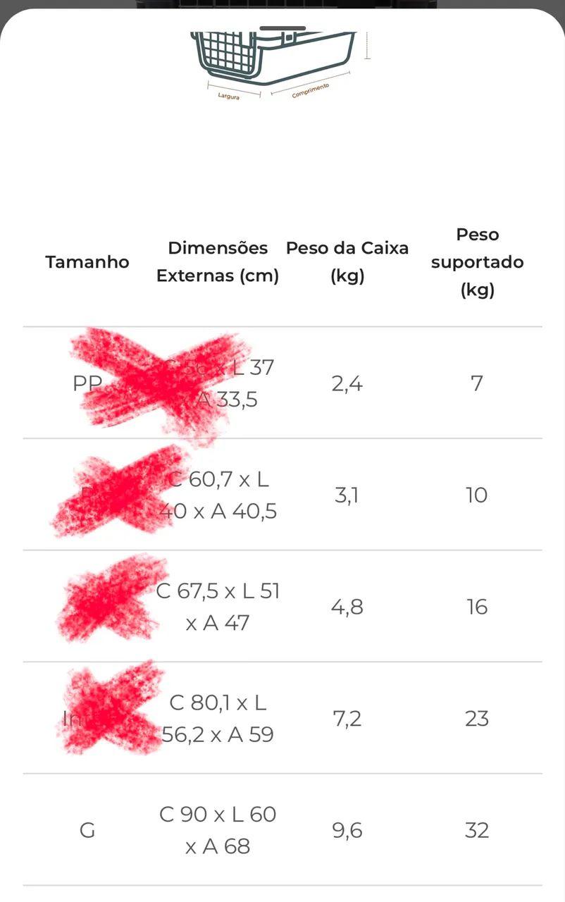 Caixa transportadora G - Foto 3