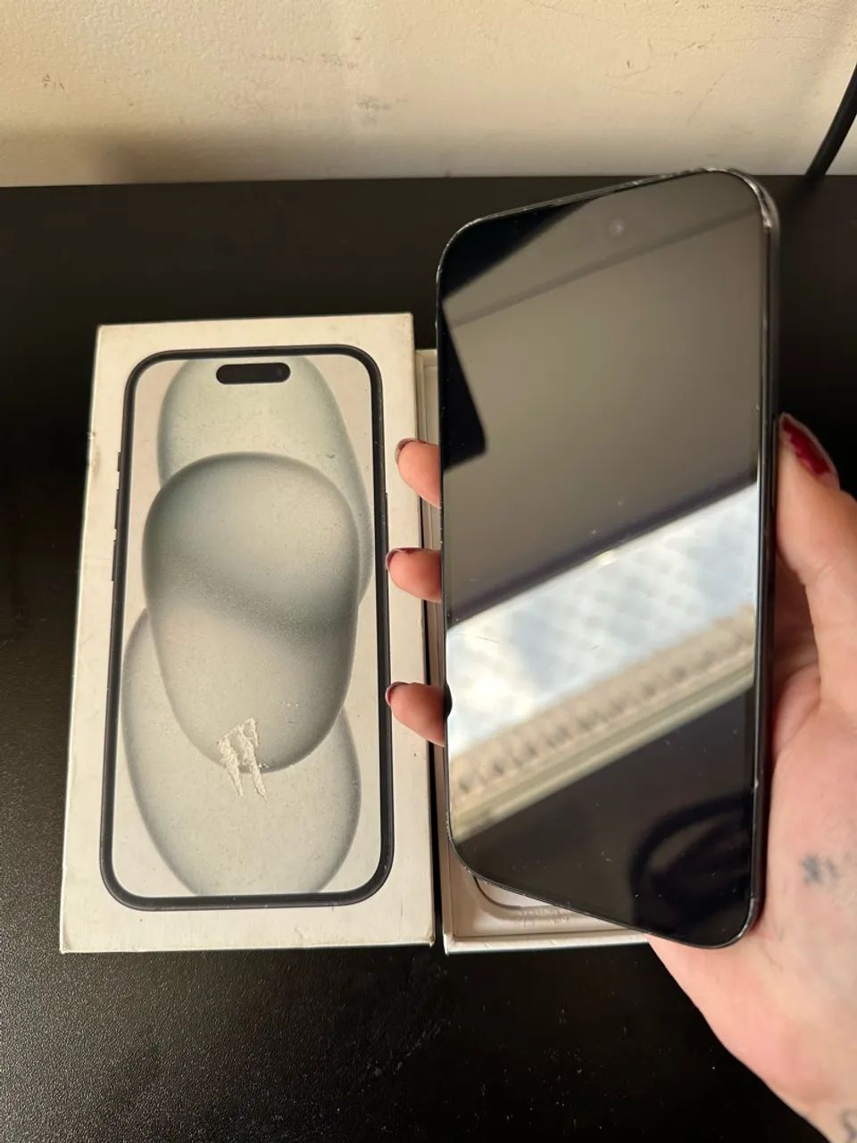 iPhone 15 Preto 128gb com caixa!  - Foto 5