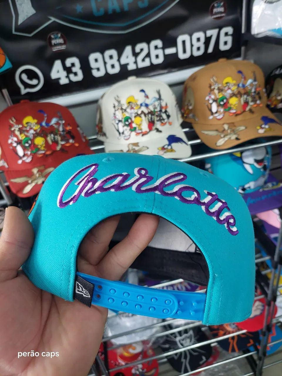 Boné Charlotte Hornets big logo - Foto 4