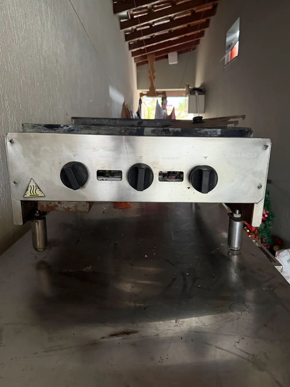 Chapa Bifeteira A Gás Venâncio Aço Inox 60cm 