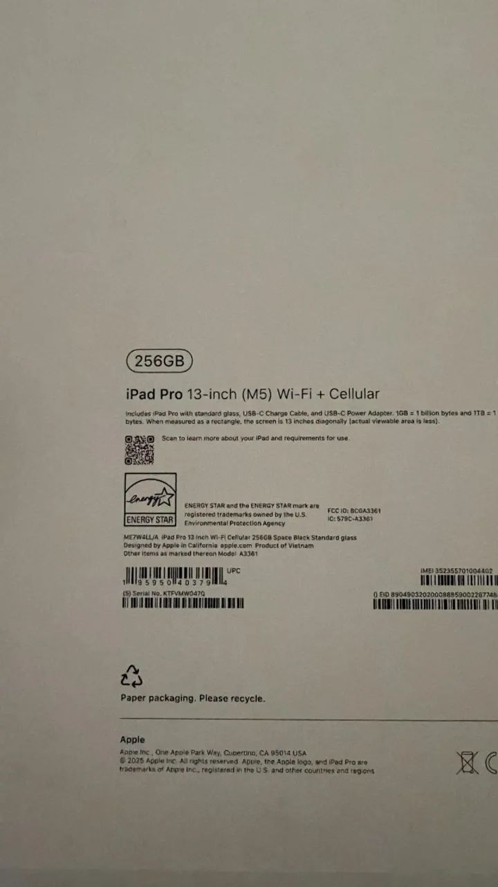 iPad Pro 13 - inch (M5) WIFI + CELULAR - Foto 2