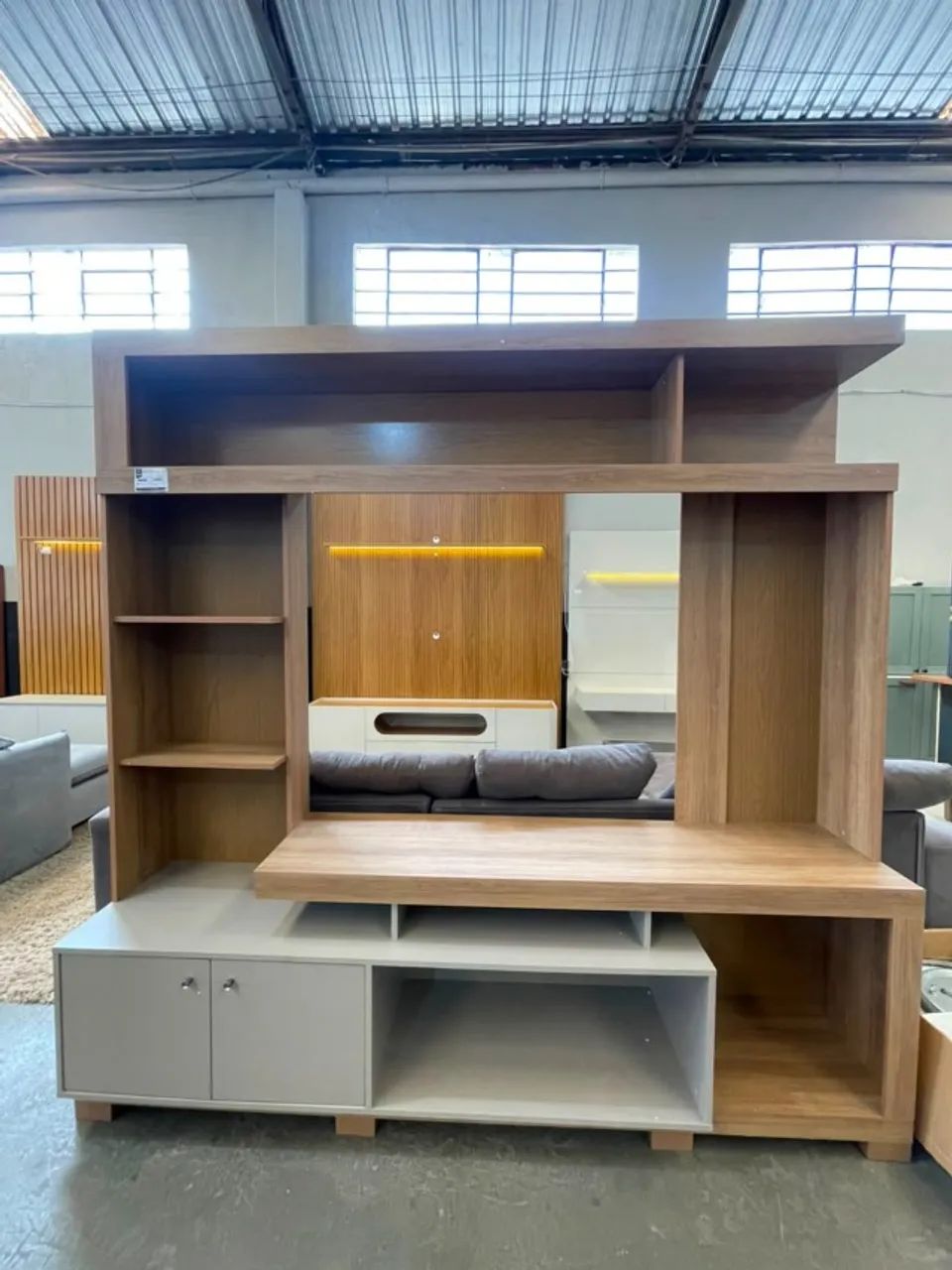 ESTANTE MDF 2,10m ? GRANDE E ESPAÇOSA - Foto 4