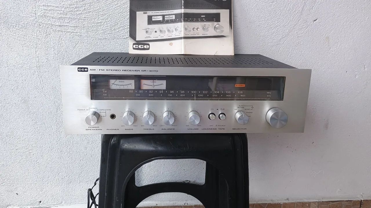 Reciver cce sr-3070 original com manual!!!!!!