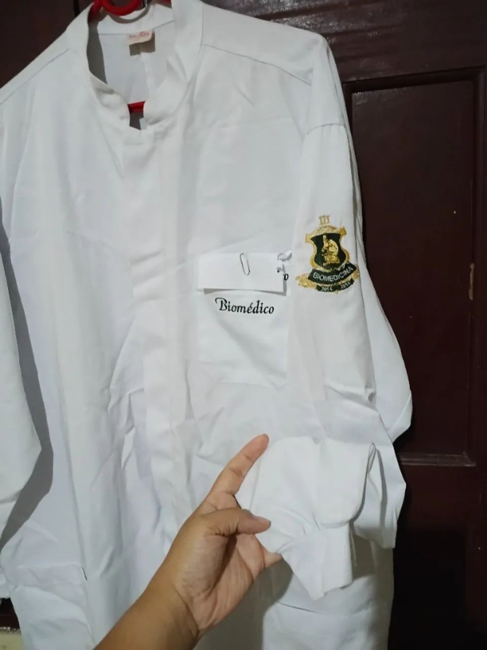 Jaleco branco G e GG - Foto 5