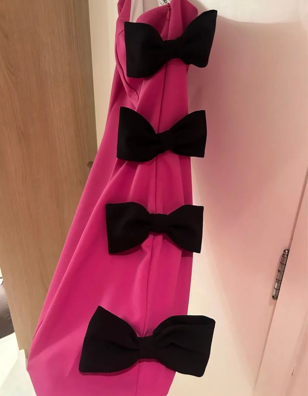 Vestido lança perfume rosa com laço P - Foto 5
