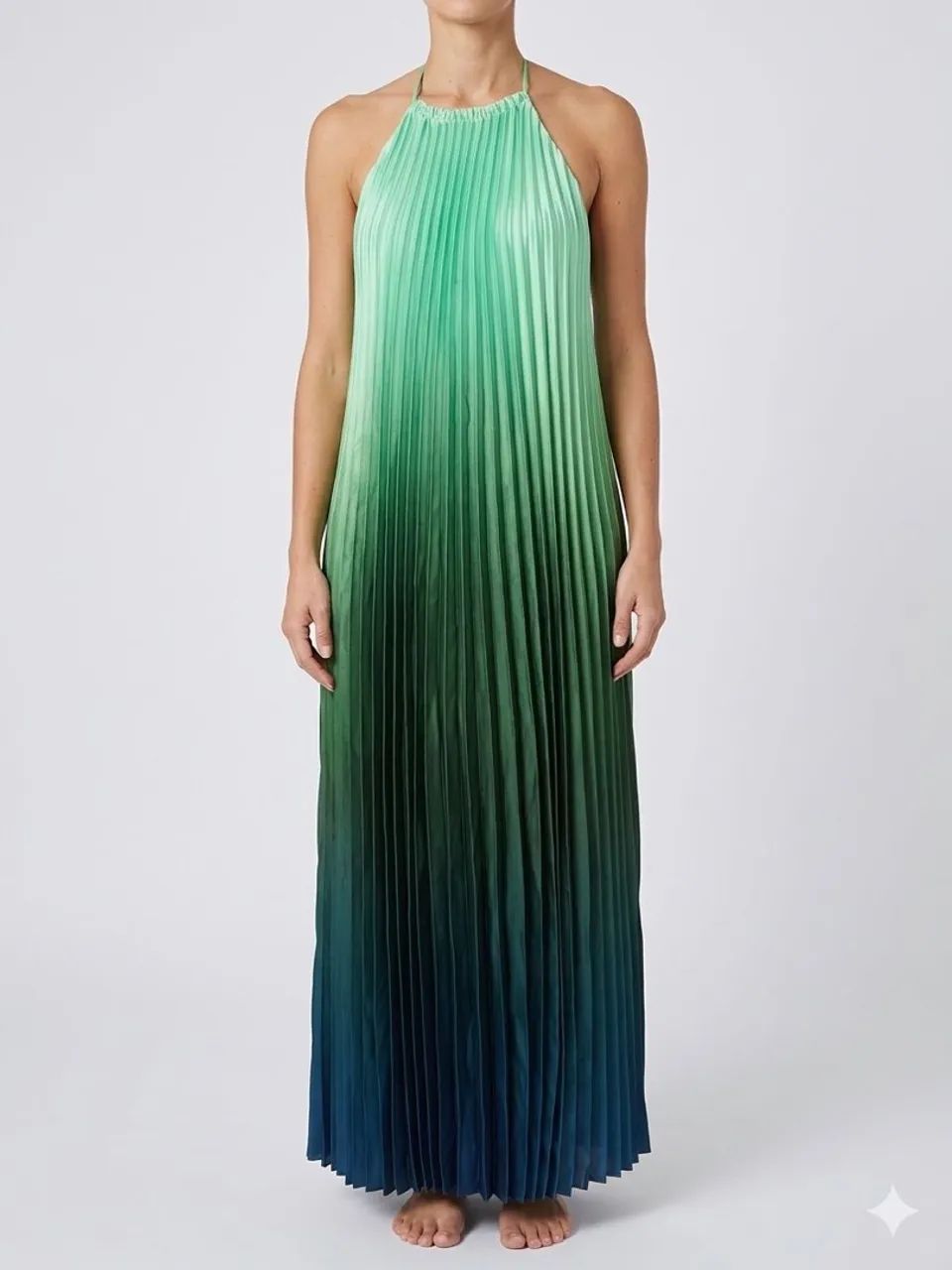 Vestido Plissado Farm