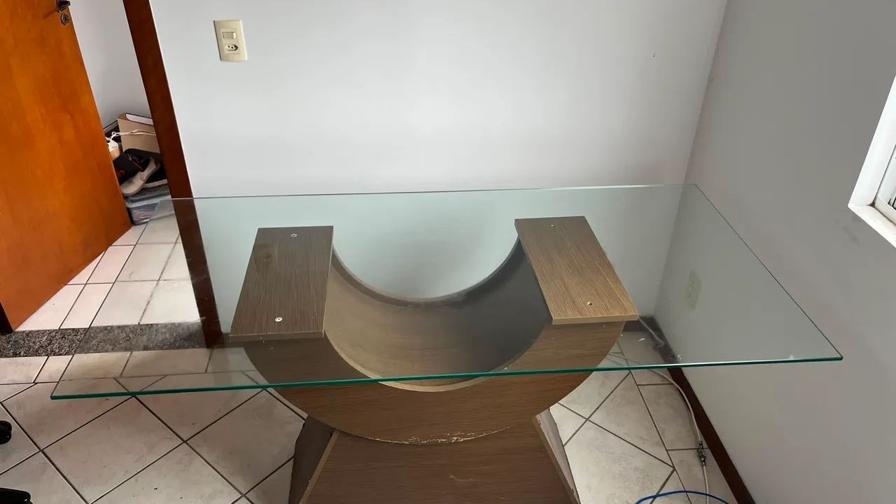 Vendo mesa de vidro
