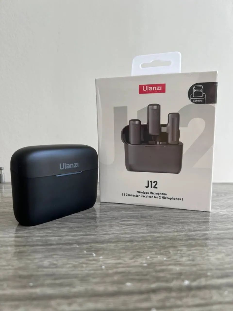 Microfone de lapela Ulanzi J12 duplo - Garantia - Foto 3