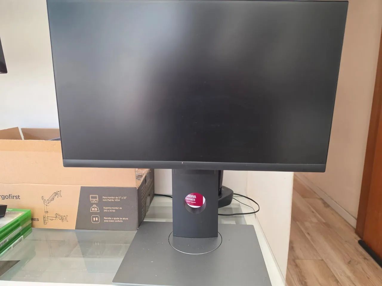 monitor + suporte dell + mouse e teclado dell sem fio - Foto 2
