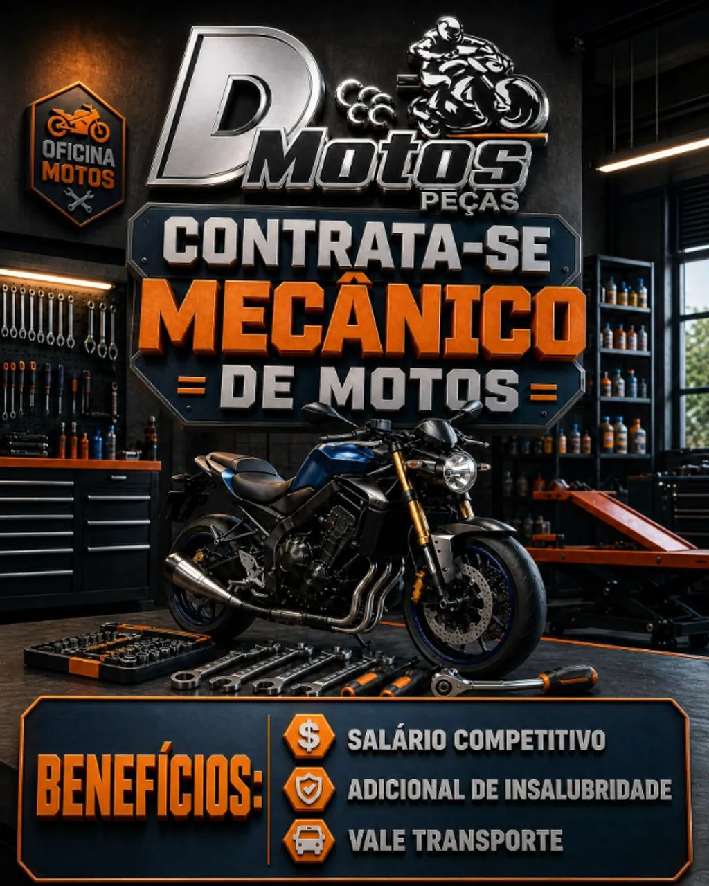 ESTAMOS CONTRATANDO MECANICO DE MOTOS 1