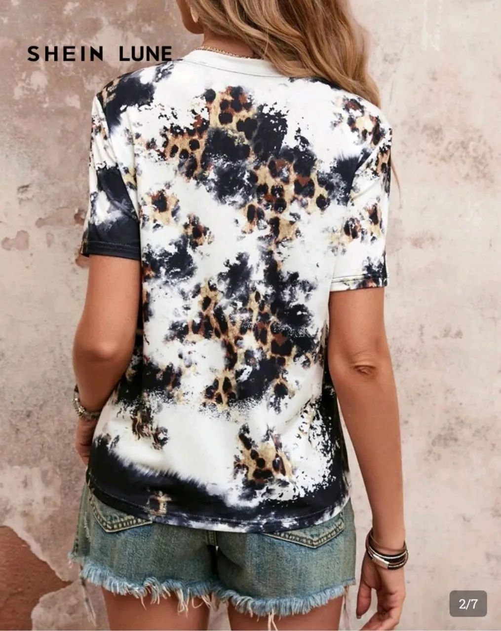 Camisa estampada tecido frio  - Foto 2