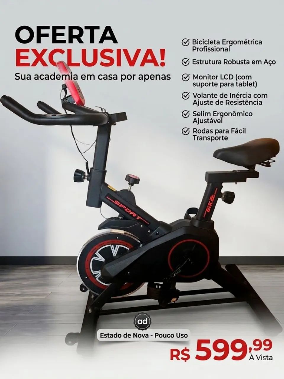 Bicicleta Ergometrica