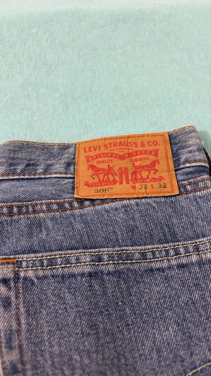 Calça Jeans LEVI?S 505 Tamanho 40 - Foto 5
