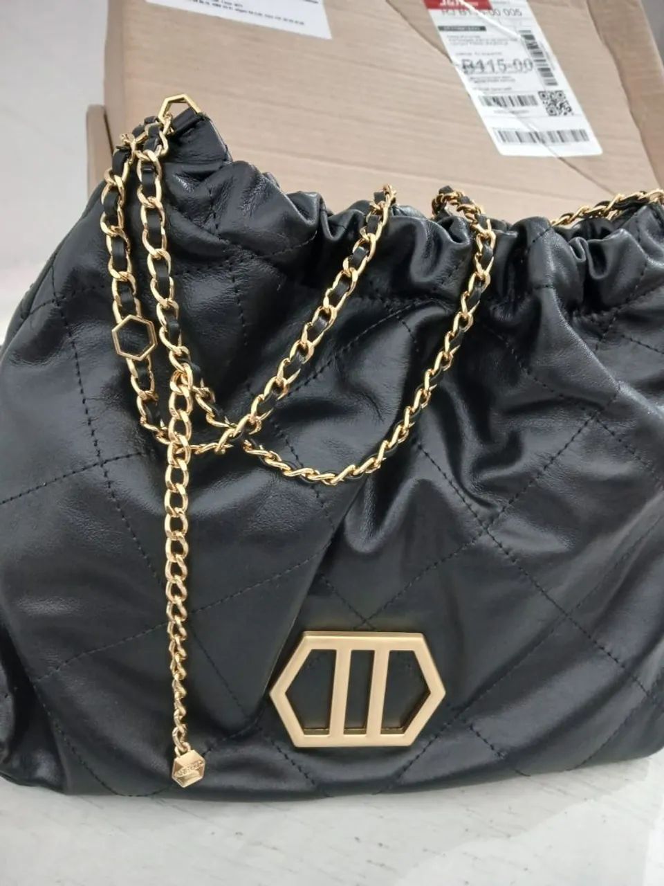 Bolsa da arezzo  original  de couro - Foto 2
