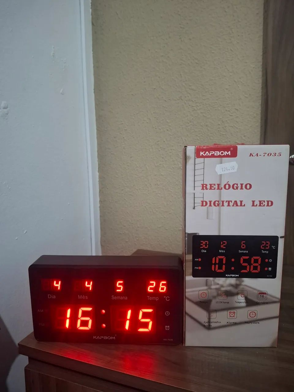 Relógio digital led418477759246510082