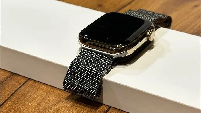 Apple watch séries 9 aço inox GPS+ CELULAR