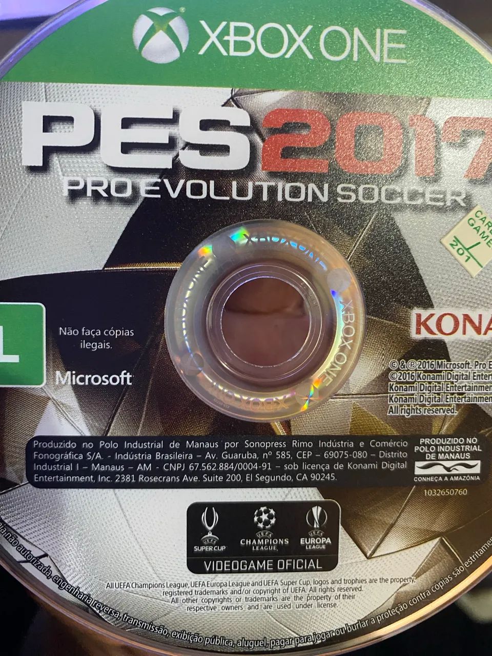 Cd jogo pes 2017 Xbox one  - Foto 3
