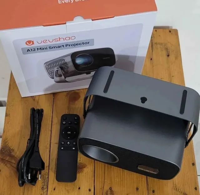 Projetor Vevshao A12 Android 11 Suporte Full HD - Foto 5