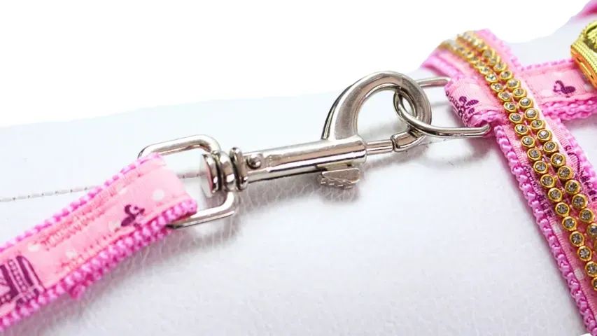 CONJ. PEITORAL NYLON PRINCESA ROSA - Foto 4