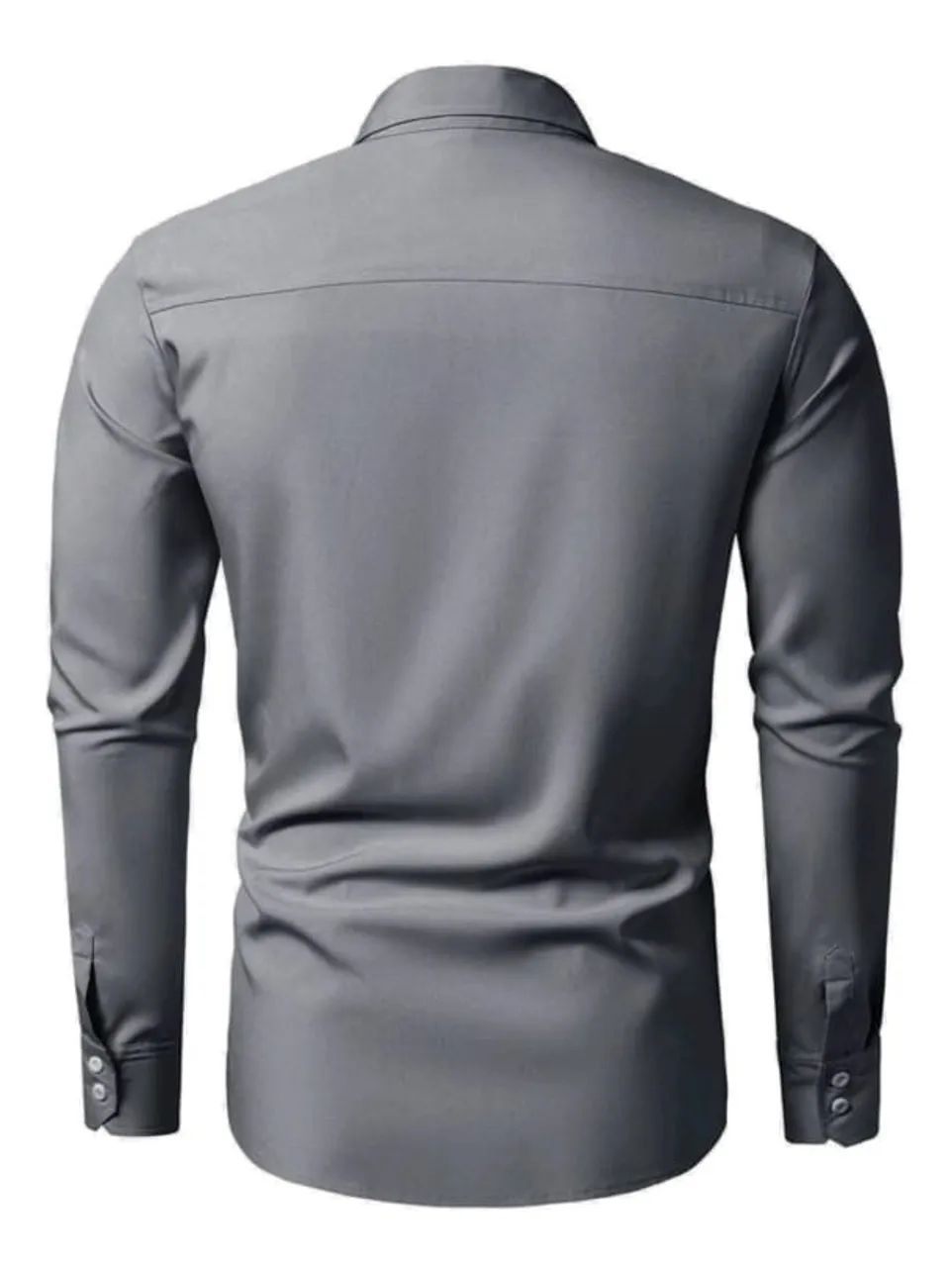 Camisa Cinza Escuro Manfinity - Foto 2