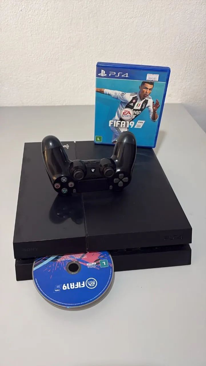 PS4 + CONTROLE ORIGINAL E 2 JOGOS - Foto 2