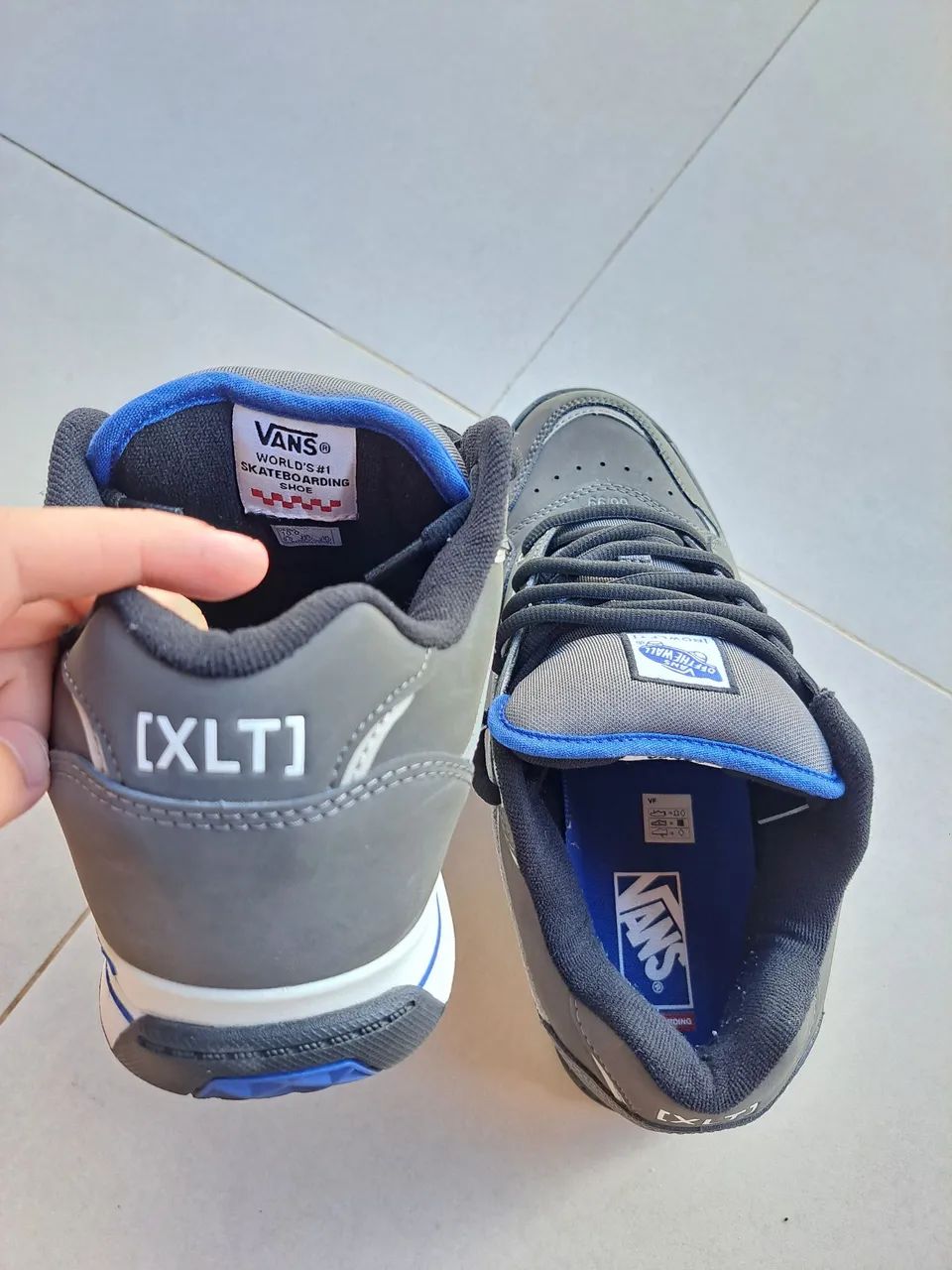 tênis vans rowley xlt cinza - Foto 4