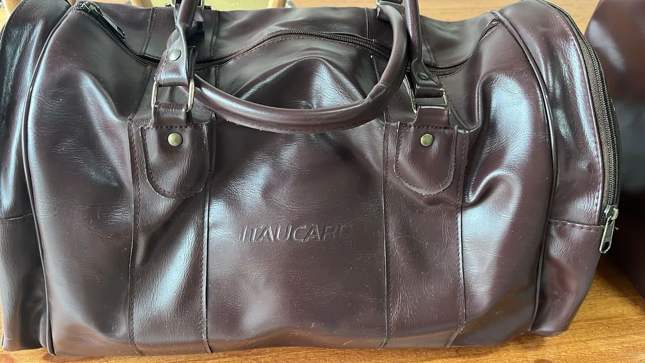 Mala e bolsa couro  - Foto 2