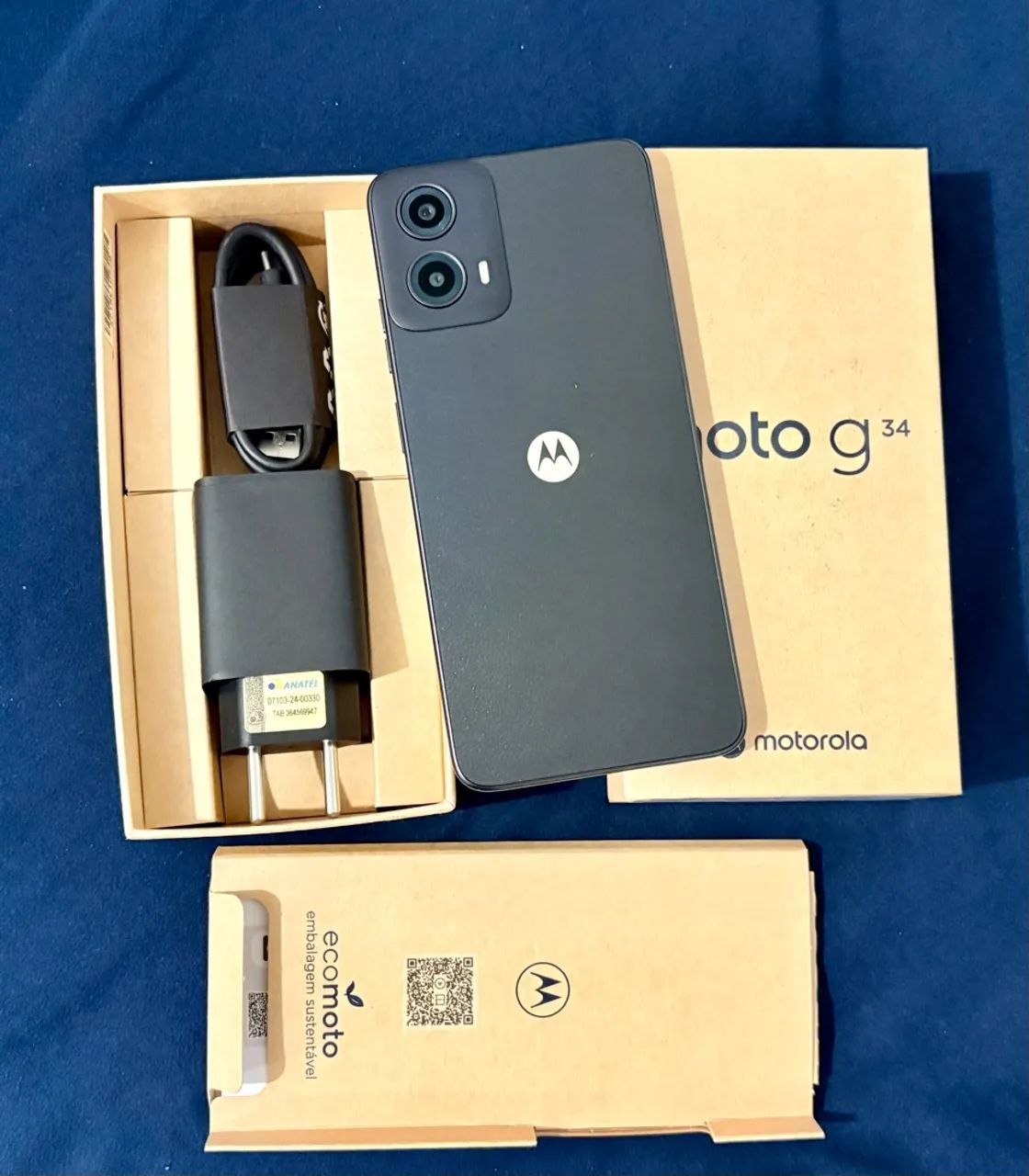 Motorola Moto G34, 5G, 128GB, Preto - Foto 2