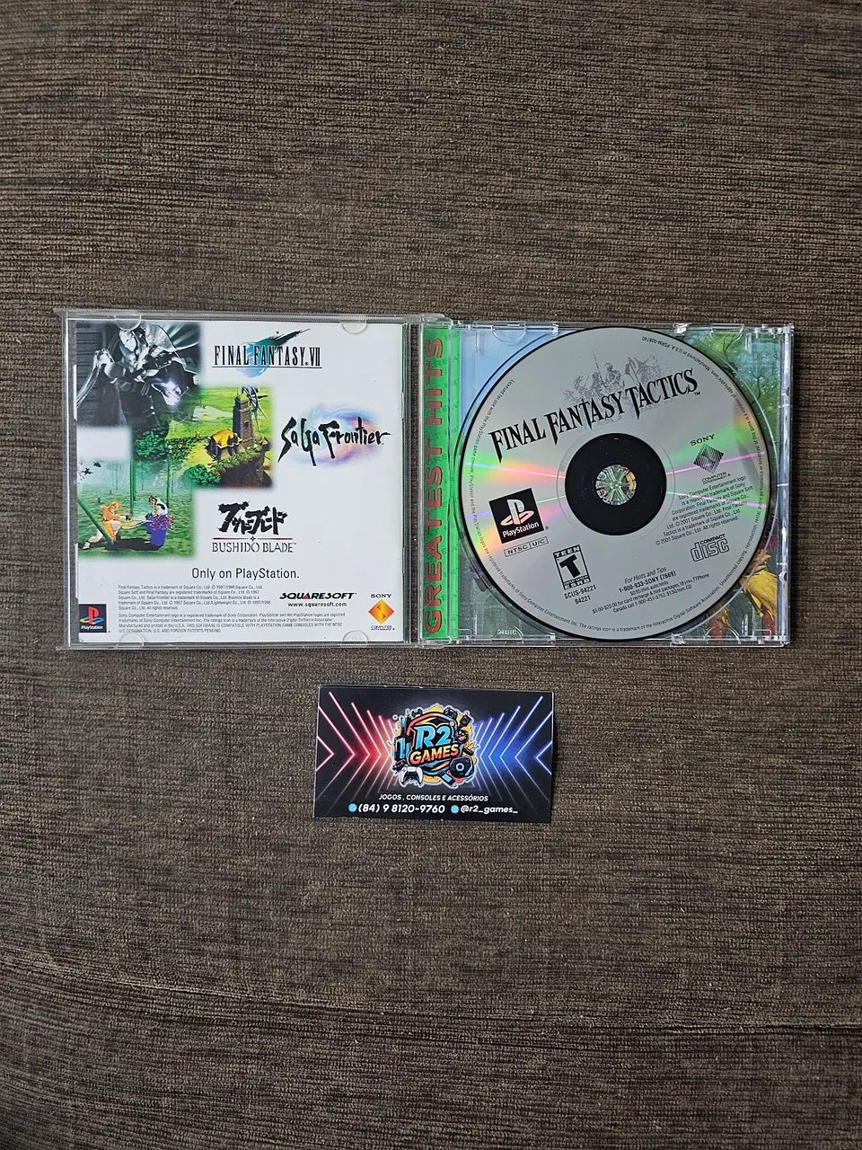 FINAL FANTASY TATICS (PS1) JOGO - Foto 3
