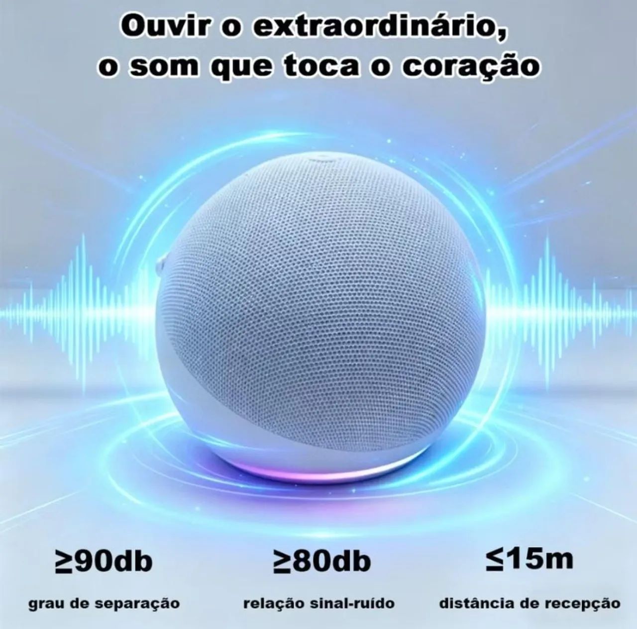 Caixa de som original Alaxe Echo Dot 5ª geração com envio imediato e melhor preço - Foto 2