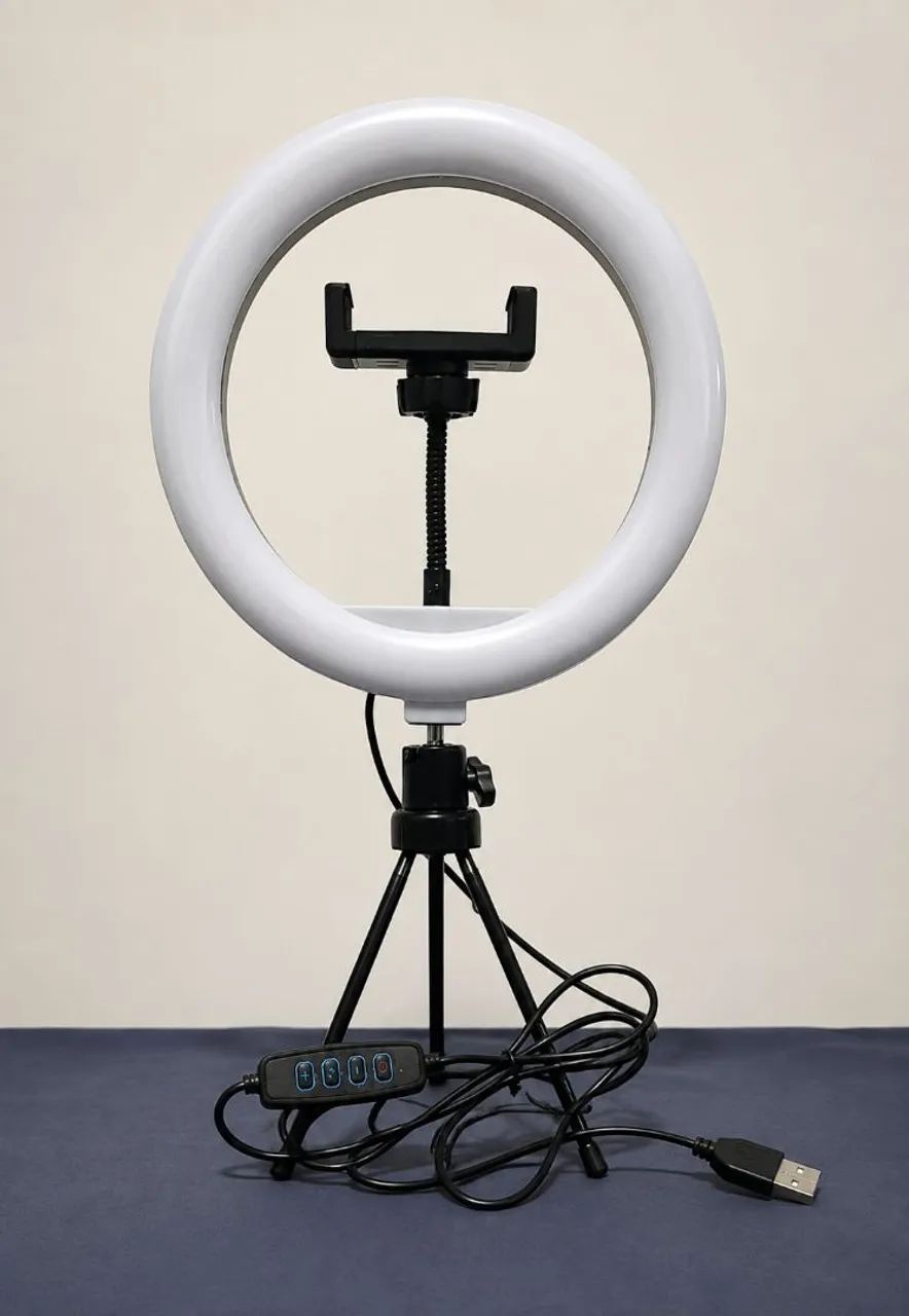? Ring Light 8" (20 cm) com Tripé de Mesa - Foto 3