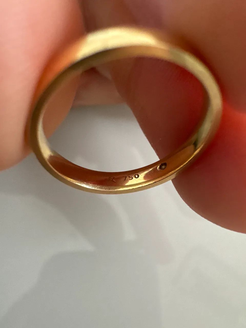 Aliança ouro 18k Rosana joias 4g - Foto 2