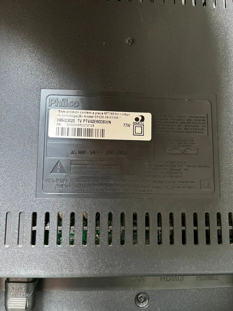 Tv Philco 42º Polegadas para retirada de peças - Foto 2