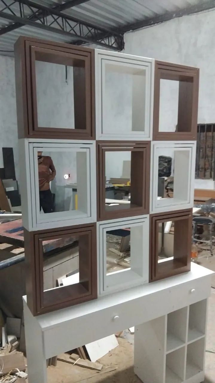 Kit nichos em mdf ,Fazemos entrega grátis, obs: sem estalação 