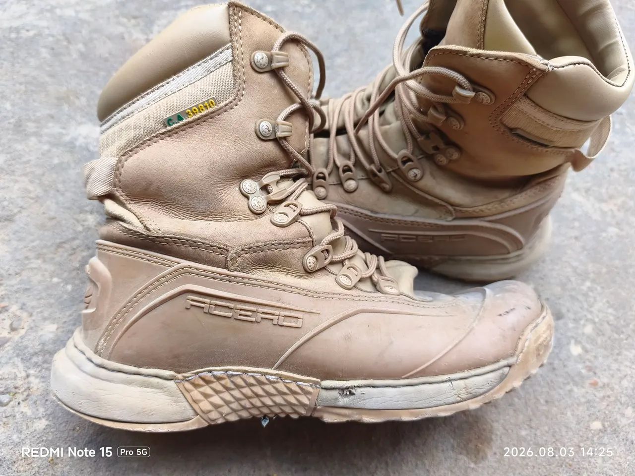 Bota acero tiger pro Max 41/42 usada 
